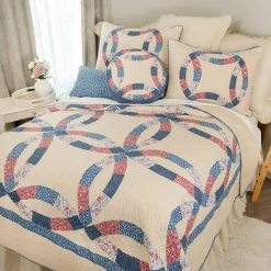 Donna Sharp Michelle Wedding Ring Quilt Or Sham Blue 9 Donna Sharp Michelle Wedding Ring Quilt Or Sham Blue -Donna Sharp shop unnamed file 1026