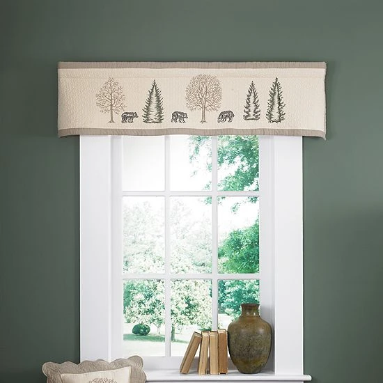 Donna Sharp Bear Creek Window Valance 1 Donna Sharp Bear Creek Window Valance