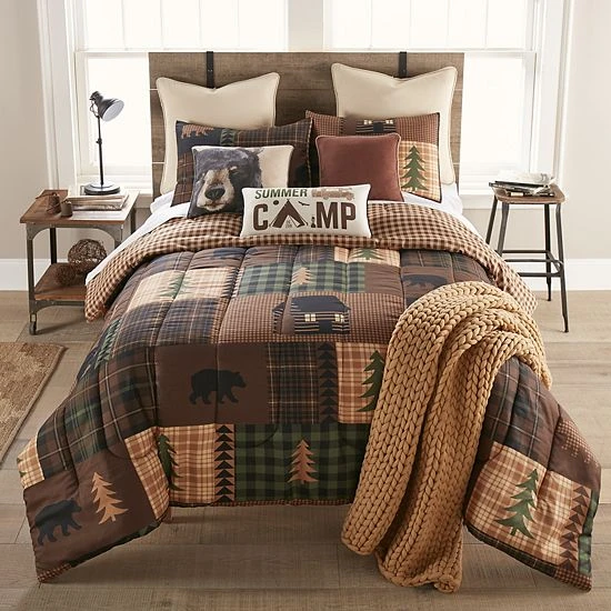 Donna Sharp Cabin Forest Comforter Set With Shams