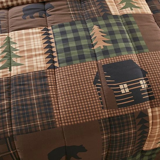 Donna Sharp Cabin Forest Comforter Set With Shams - Image 3