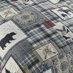 Donna Sharp Forest Symbols Quilt Set With Shams -Donna Sharp shop unnamed file 219