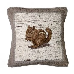 Donna Sharp Birch Forest Chipmunk Decorative Pillow