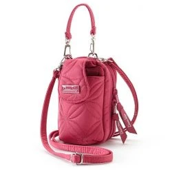 Donna Sharp Quilted Cell Phone Pouch Pink