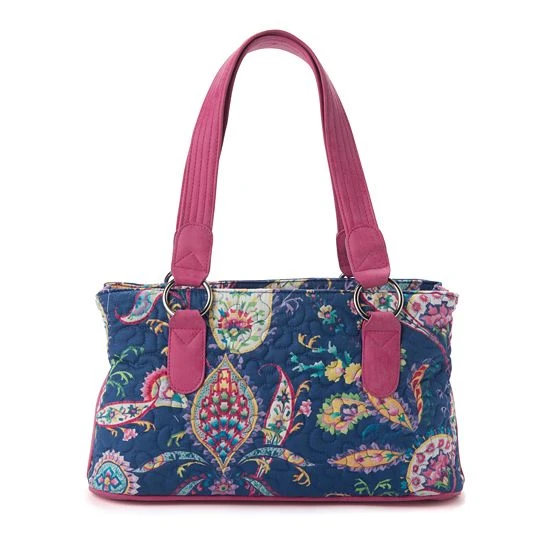 Donna Sharp Reese Quilted Patchwork Satchel Abilene Patch 2 Donna Sharp Reese Quilted Patchwork Satchel Abilene Patch - Image 2