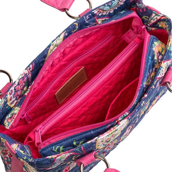 Donna Sharp Reese Quilted Patchwork Satchel Abilene Patch 3 Donna Sharp Reese Quilted Patchwork Satchel Abilene Patch - Image 3