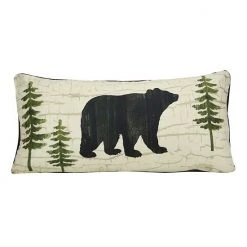 Donna Sharp Painted Bear Decorative Pillow