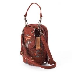 Donna Sharp Quilted Patchwork Cell Phone Pouch Autumn