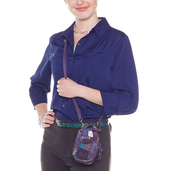 Donna Sharp Quilted Patchwork Cell Phone Pouch Autumn 3 Donna Sharp Quilted Patchwork Cell Phone Pouch Autumn - Image 3