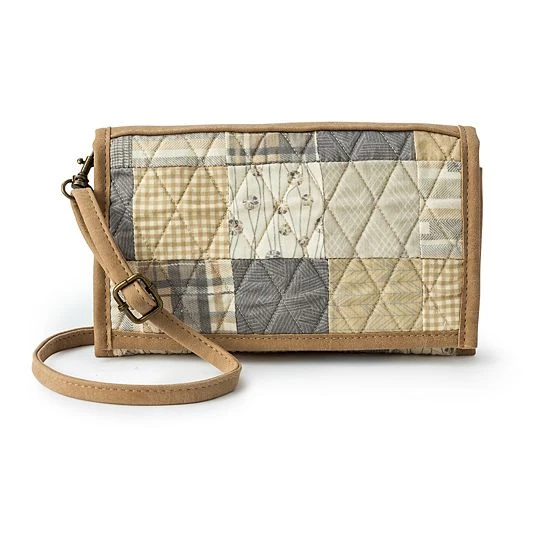 Donna Sharp Sydney Crossbody Tri-Fold Wallet Cobalt Sun - Image 5