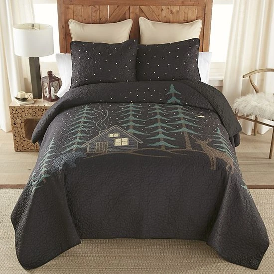 Donna Sharp Evening Lodge Quilt Set With Shams