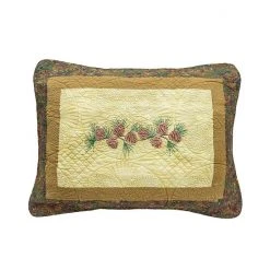 Alternative view of Donna Sharp Cabin Raising Pine Cone Quilt Or Sham