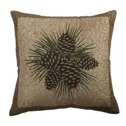 Donna Sharp Antique Pinecone Throw Pillow