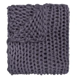 Donna Sharp Chunky Knit Throw Indigo