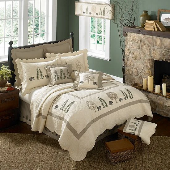 Donna Sharp Bear Creek Quilt Or Sham 1 Donna Sharp Bear Creek Quilt Or Sham