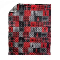 Donna Sharp Crimson Paw Throw