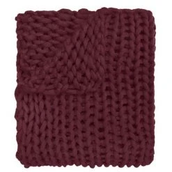 Donna Sharp Chunky Knit Throw Gold