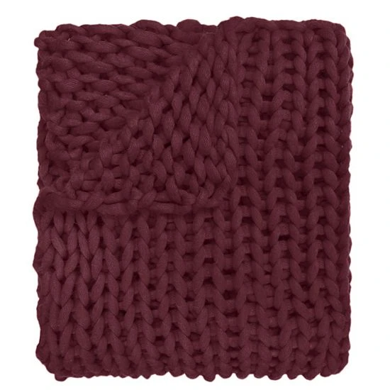 Donna Sharp Chunky Knit Throw Gold
