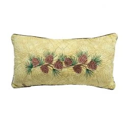Donna Sharp Cabin Raising Pinecone Throw Pillow