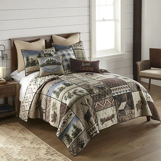 Donna Sharp Mountain Stream Quilt Set With Shams 2 Donna Sharp Mountain Stream Quilt Set With Shams - Image 2
