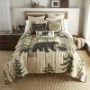 Donna Sharp Painted Bear Quilt Set With Shams