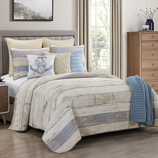 Donna Sharp Bleached Boardwalk Quilt Set 4 Donna Sharp Bleached Boardwalk Quilt Set - Image 4