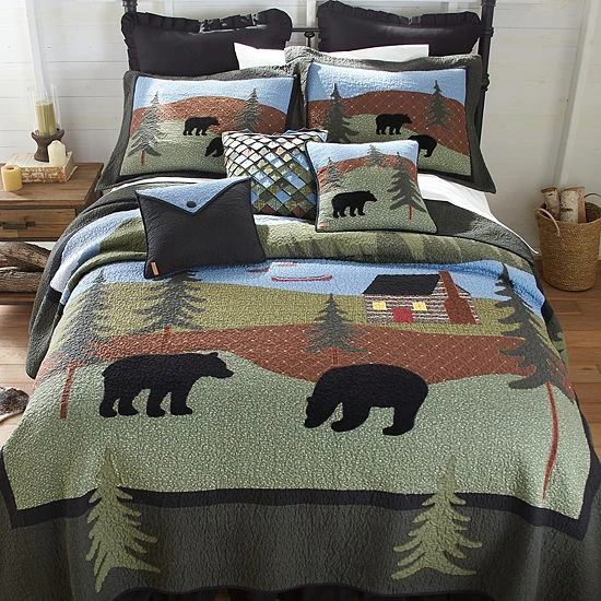 Donna Sharp Bear Lake Quilt Or Sham 1 Donna Sharp Bear Lake Quilt Or Sham