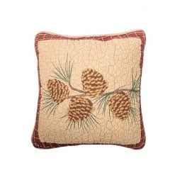 Donna Sharp Pine Lodge Pine Branch Throw Pillow