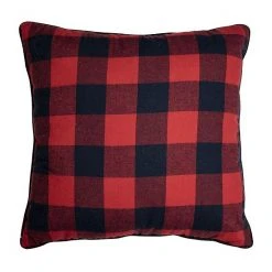 Donna Sharp Bear Campfire Red Throw Pillow