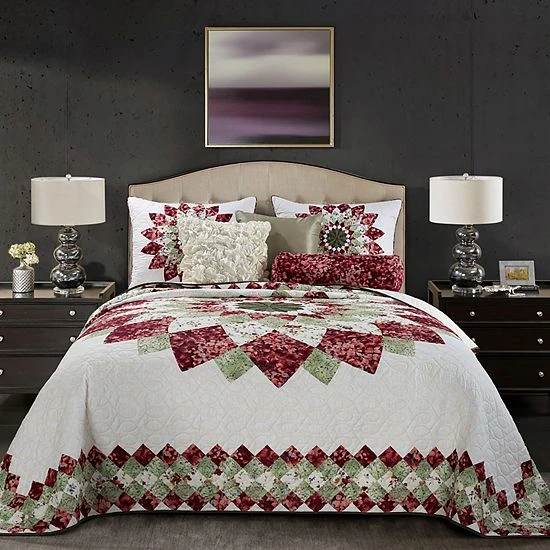 Donna Sharp Springfield Dahlia Quilt Or Sham 1 Donna Sharp Springfield Dahlia Quilt Or Sham