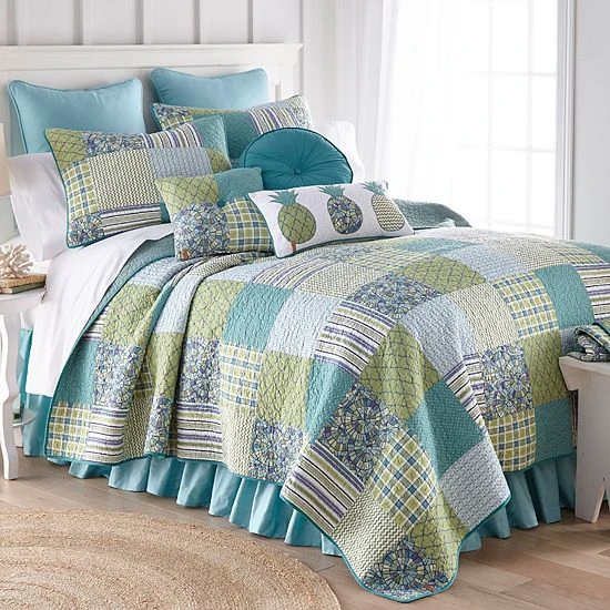 Donna Sharp Riptide Patch Quilt Or Sham 1 Donna Sharp Riptide Patch Quilt Or Sham