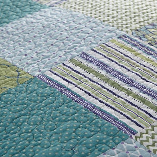 Donna Sharp Riptide Patch Quilt Or Sham 4 Donna Sharp Riptide Patch Quilt Or Sham - Image 4