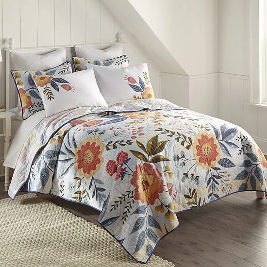 Donna Sharp Coral Crush Quilt Set 6 Donna Sharp Coral Crush Quilt Set - Image 6