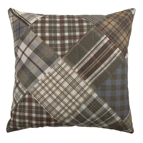 Donna Sharp Chimera Bear Plaid Throw Pillow