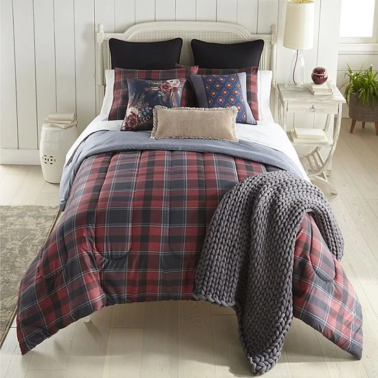 Donna Sharp Tartan Comforter Set With Shams 1 Donna Sharp Tartan Comforter Set With Shams