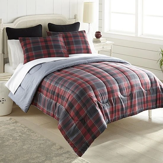 Donna Sharp Tartan Comforter Set With Shams 5 Donna Sharp Tartan Comforter Set With Shams - Image 5