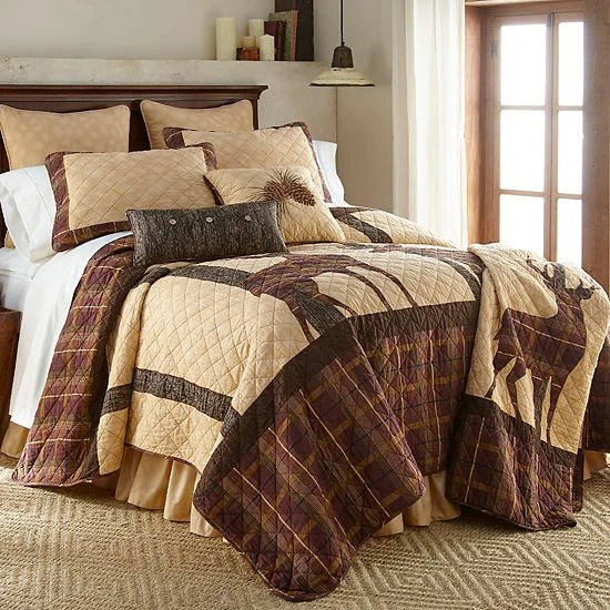 Donna Sharp Brown Antler Quilt Or Sham 1 Donna Sharp Brown Antler Quilt Or Sham