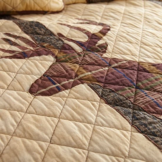 Donna Sharp Brown Antler Quilt Or Sham 4 Donna Sharp Brown Antler Quilt Or Sham - Image 4