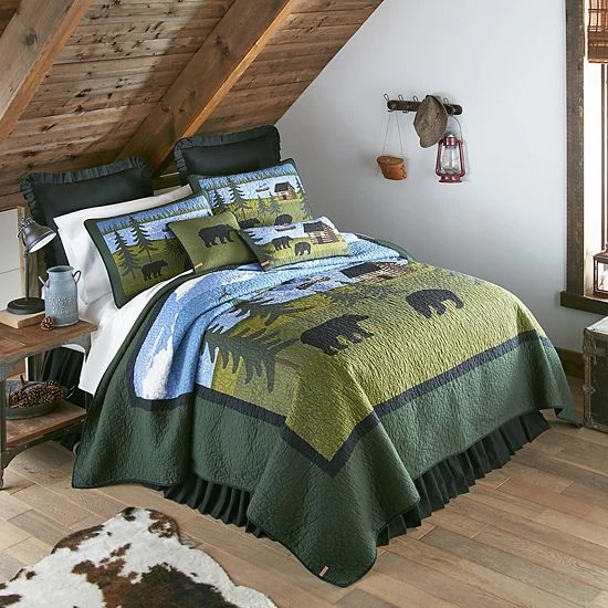 Donna Sharp Bear River Quilt Or Sham 1 Donna Sharp Bear River Quilt Or Sham