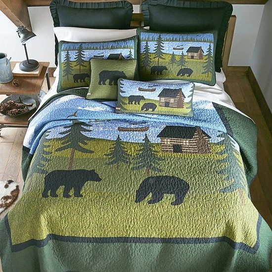 Donna Sharp Bear River Quilt Or Sham 5 Donna Sharp Bear River Quilt Or Sham - Image 5