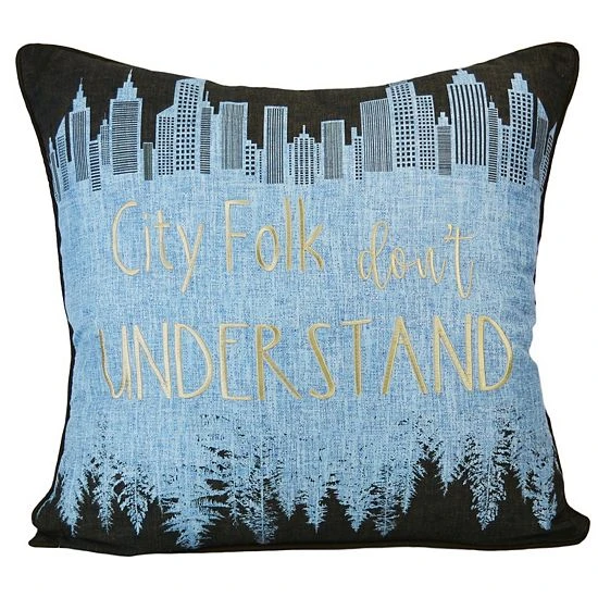Donna Sharp City Folk Throw Pillow