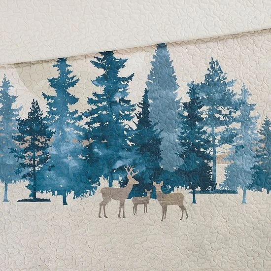 Donna Sharp Watercolor Forest Throw - Image 3