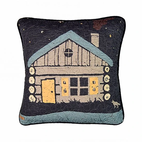 Donna Sharp Moonlit Cabin Decorative Throw Pillow